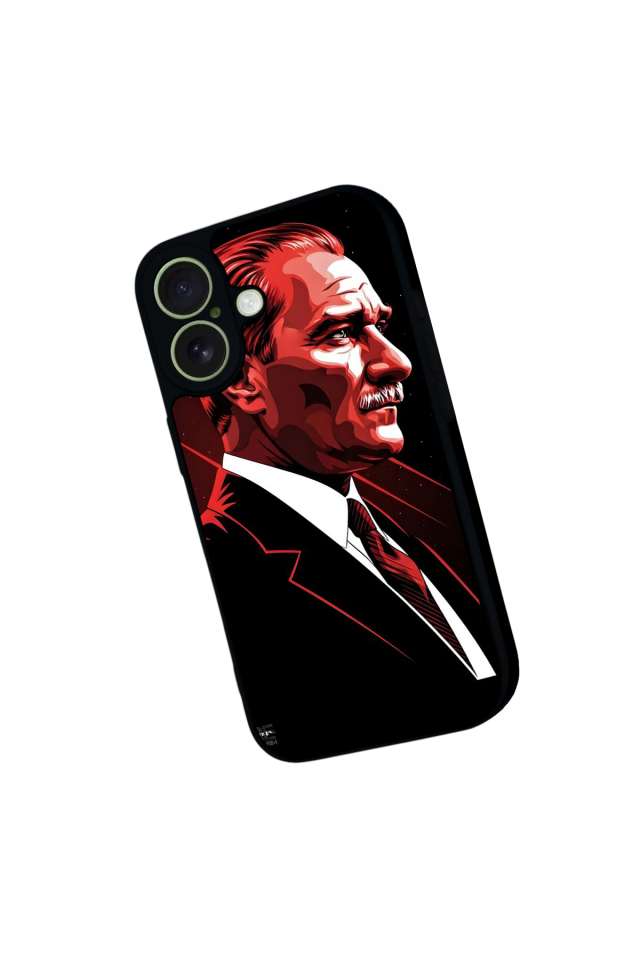 iPhone 17 Uyumlu Mustafa Kemal Ataturk Tasarımlı Glossy Premium Kılıf