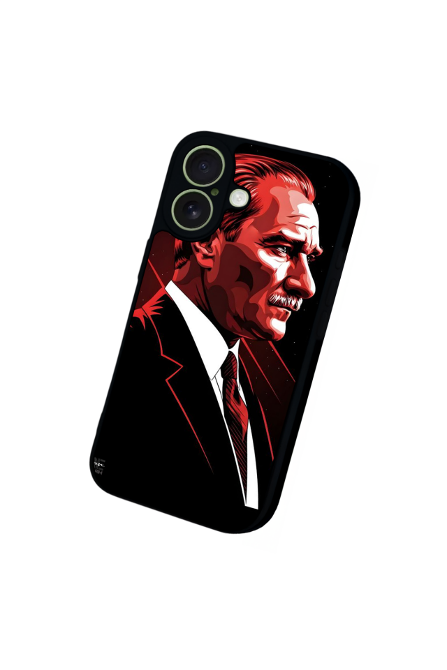 iPhone 17 Uyumlu Mustafa Kemal Ataturk Tasarımlı Glossy Premium Kılıf