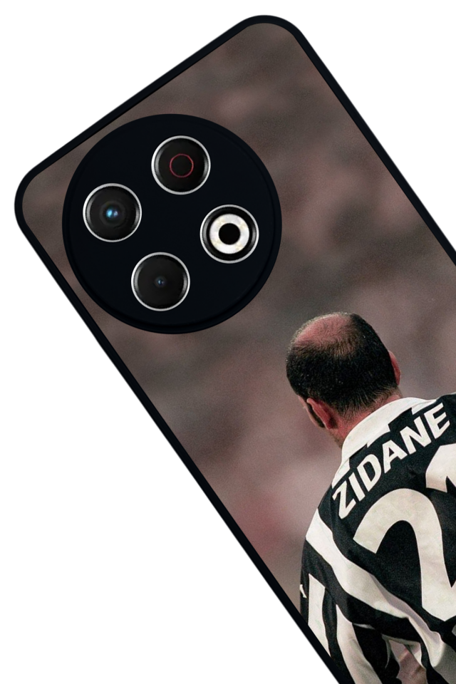 Tecno Spark 30 Pro Uyumlu Zidane Tasarımlı Glossy Premium Kılıf