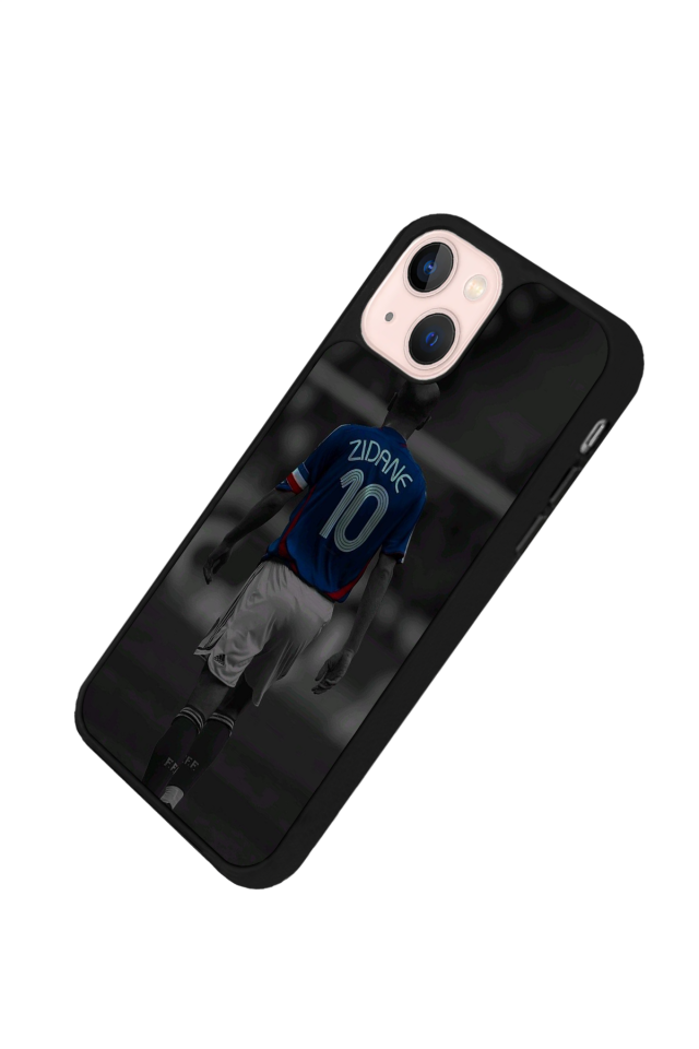 iPhone 15 Plus Uyumlu Zidane Tasarımlı Glossy Premium Kılıf