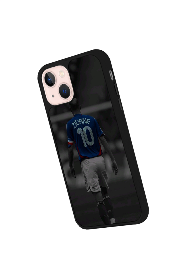 iPhone 15 Plus Uyumlu Zidane Tasarımlı Glossy Premium Kılıf
