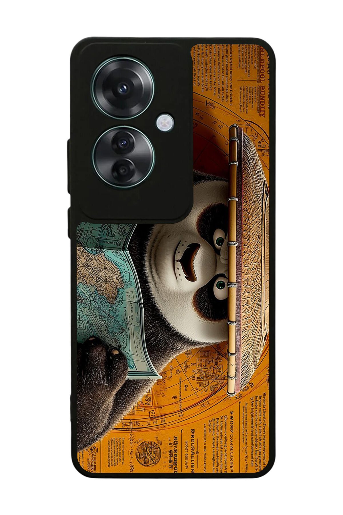 Oppo Reno 11F Uyumlu Kung Fu Panda Tasarımlı Glossy Premium Kılıf