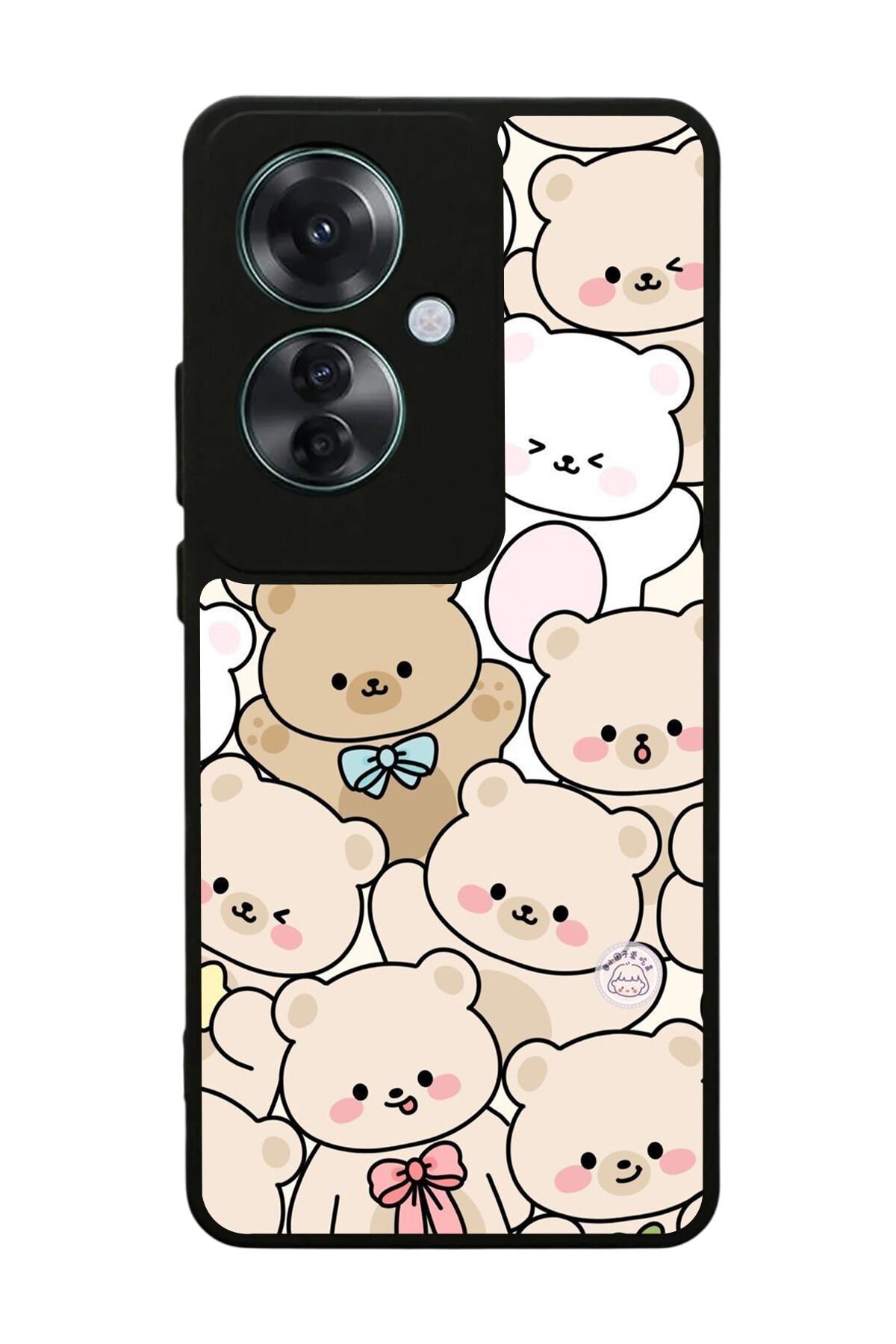 Oppo Reno 11F Uyumlu Ayı Tasarımlı Glossy Premium Kılıf