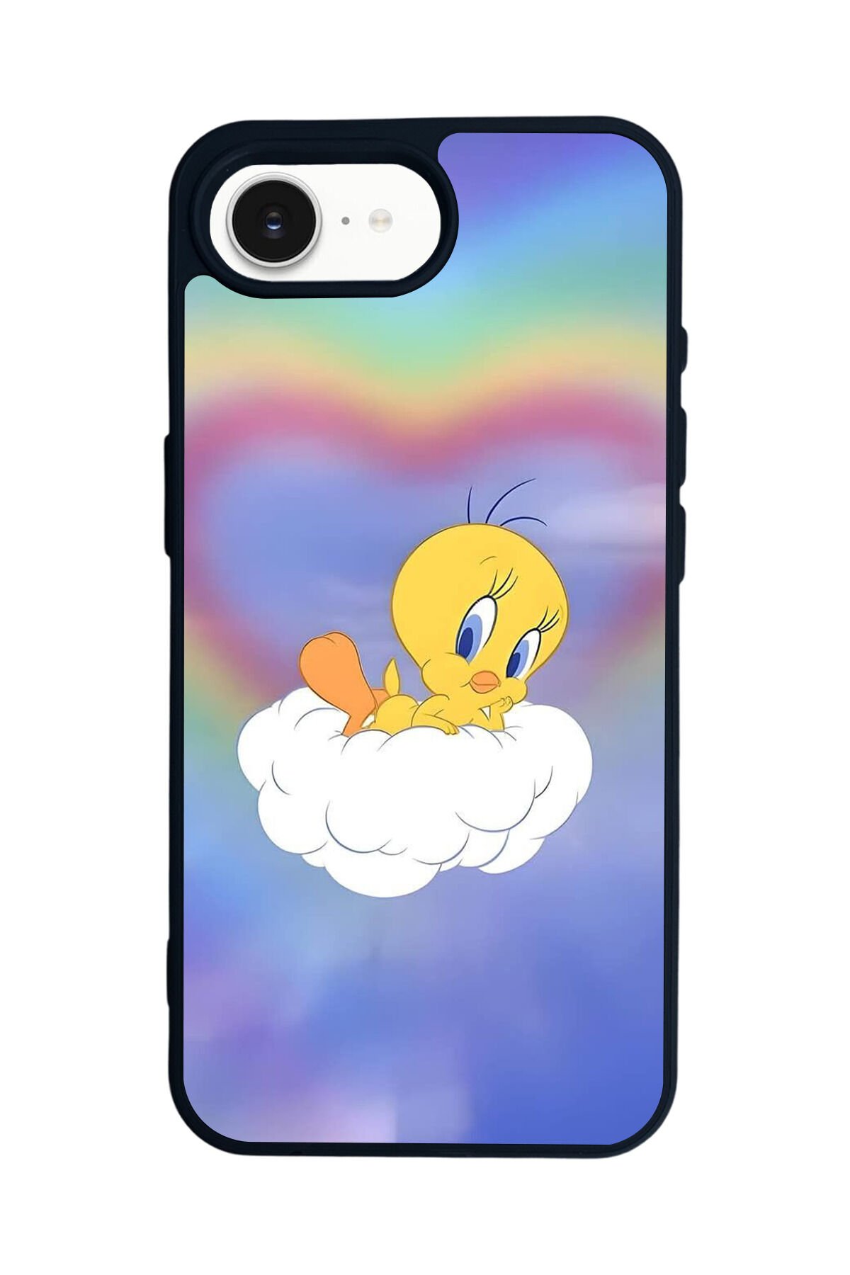 iPhone 16E Uyumlu Tweety Tasarımlı Glossy Premium Kılıf