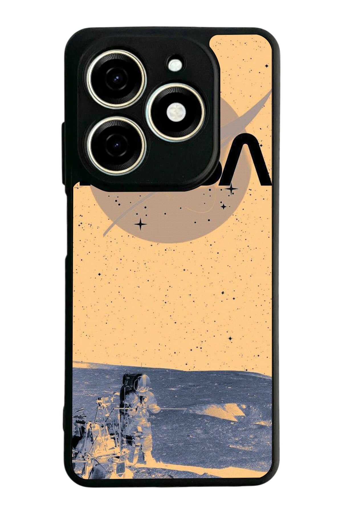 Infınıx Smart 8 Pro Uyumlu Nasa Tasarımlı Glossy Premium Kılıf