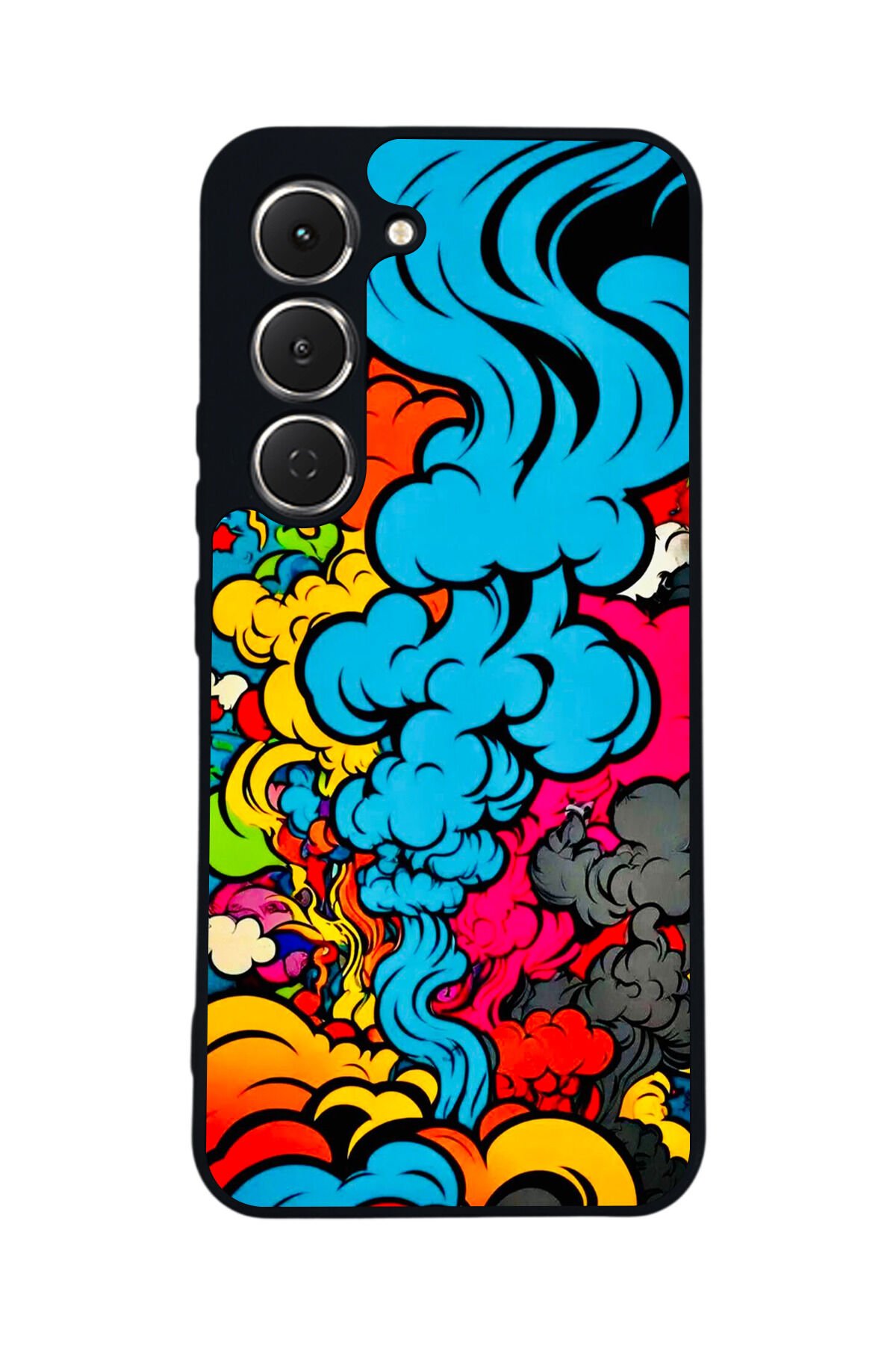 Tecno Spark 40 Pro Uyumlu Abstract Tasarımlı Glossy Premium Kılıf