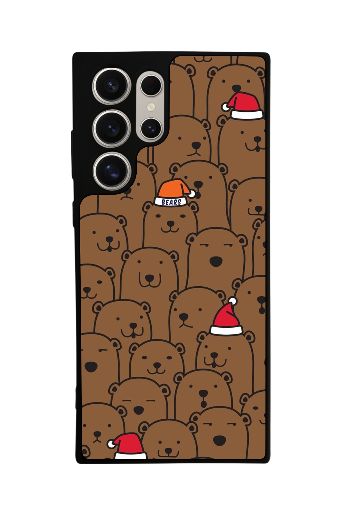 Samsung Galaxy S23 Ultra Uyumlu Ayı Tasarımlı Glossy Premium Kılıf