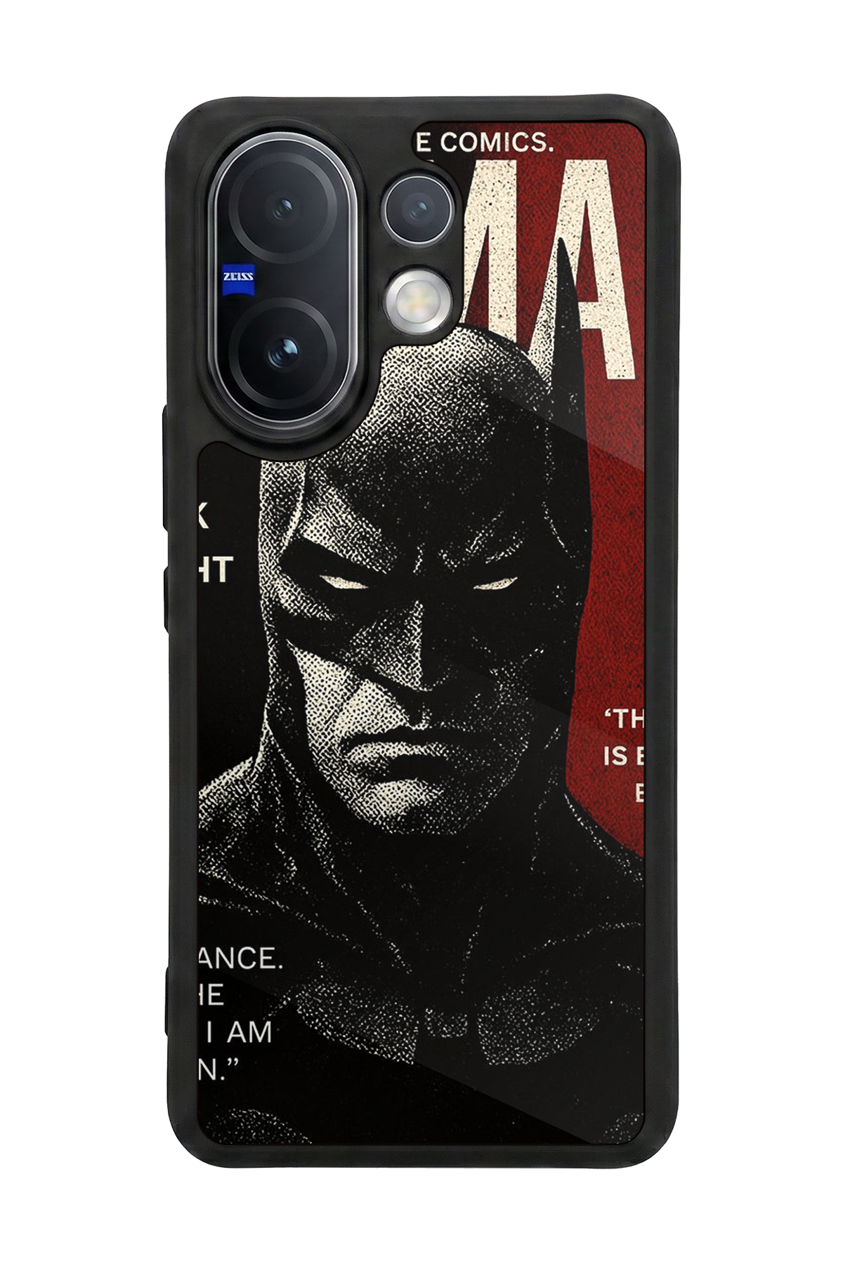 Vivo V60 Uyumlu Batman Tasarımlı Glossy Premium Kılıf