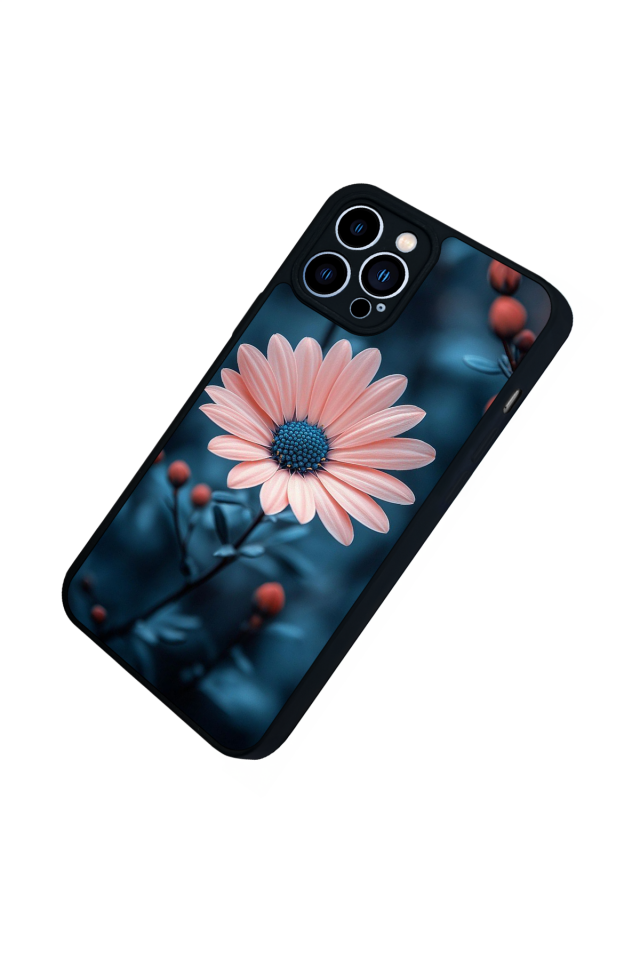 iPhone 13 Pro Max Uyumlu Cicek Tasarımlı Glossy Premium Kılıf