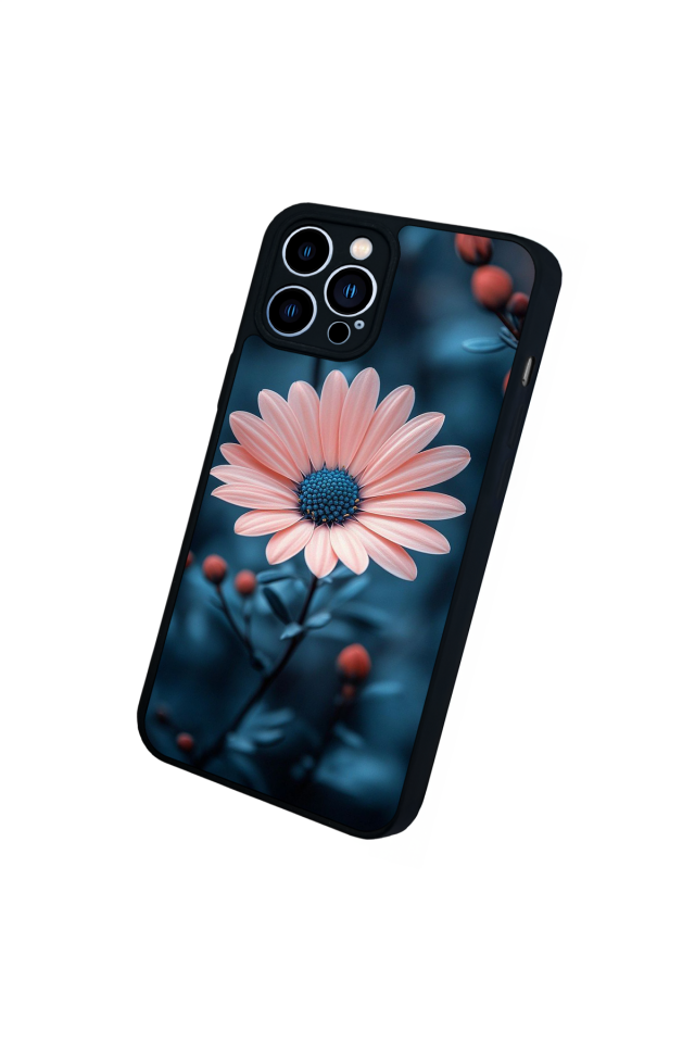 iPhone 13 Pro Max Uyumlu Cicek Tasarımlı Glossy Premium Kılıf