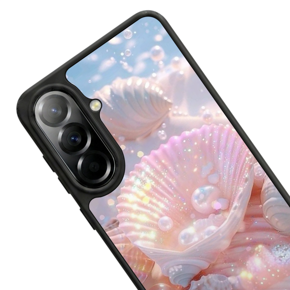 Samsung Galaxy A57 Uyumlu  İnci Tasarımlı Glossy Premium Kılıf