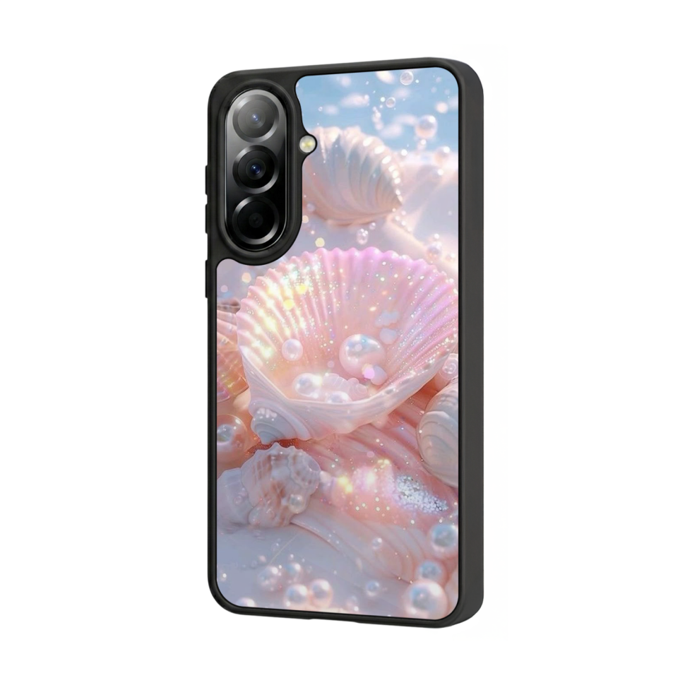 Samsung Galaxy A57 Uyumlu  İnci Tasarımlı Glossy Premium Kılıf