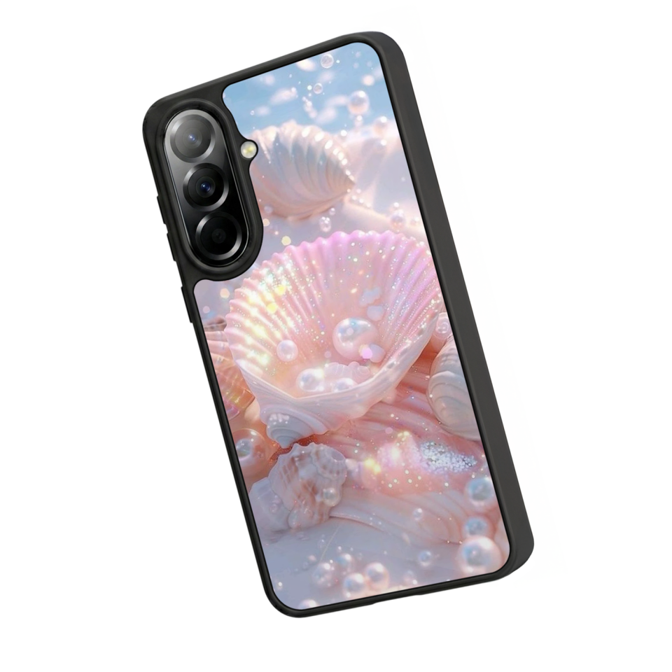 Samsung Galaxy A57 Uyumlu  İnci Tasarımlı Glossy Premium Kılıf