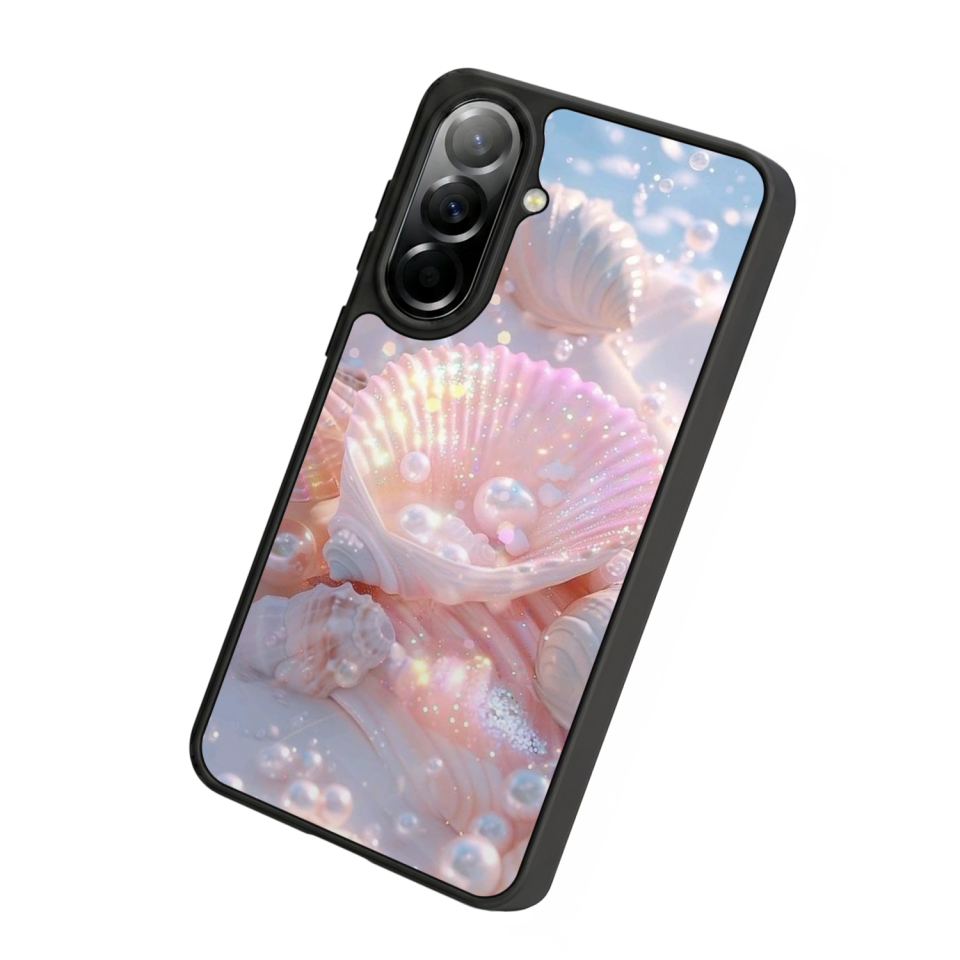 Samsung Galaxy A57 Uyumlu  İnci Tasarımlı Glossy Premium Kılıf