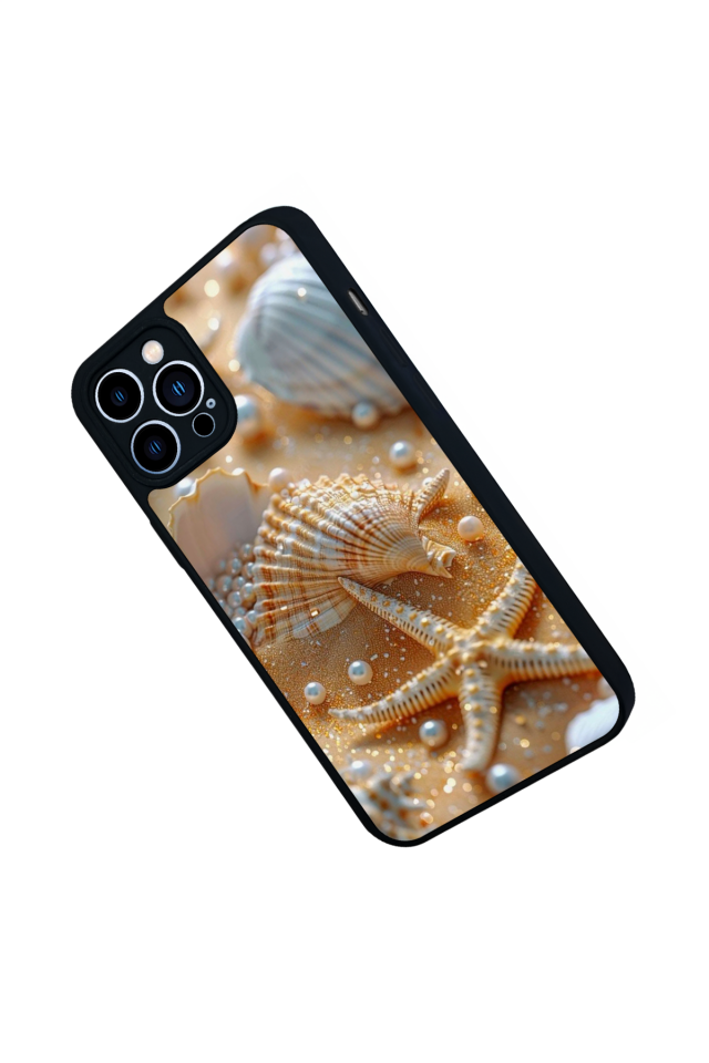 iPhone 12 Pro Max Uyumlu  İnci Tasarımlı Glossy Premium Kılıf