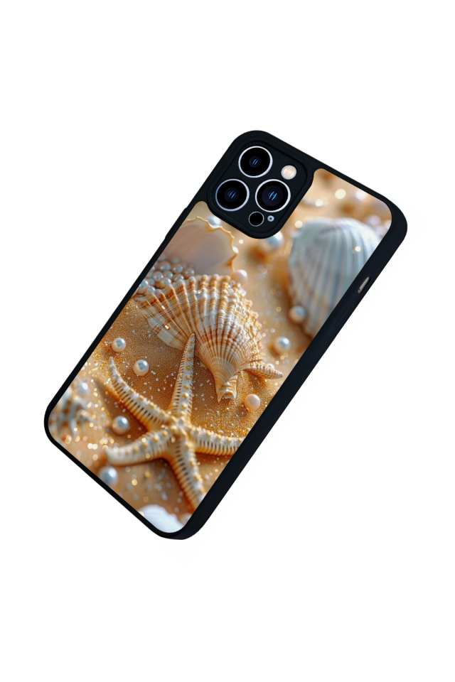 iPhone 12 Pro Max Uyumlu  İnci Tasarımlı Glossy Premium Kılıf