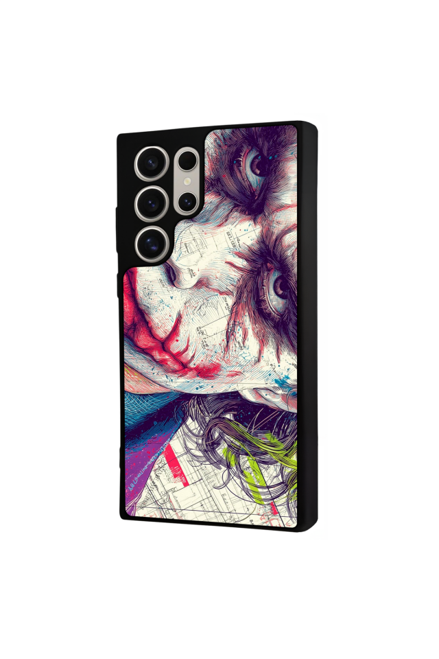 Samsung Galaxy S22 Ultra Uyumlu Joker Tasarımlı Glossy Premium Kılıf