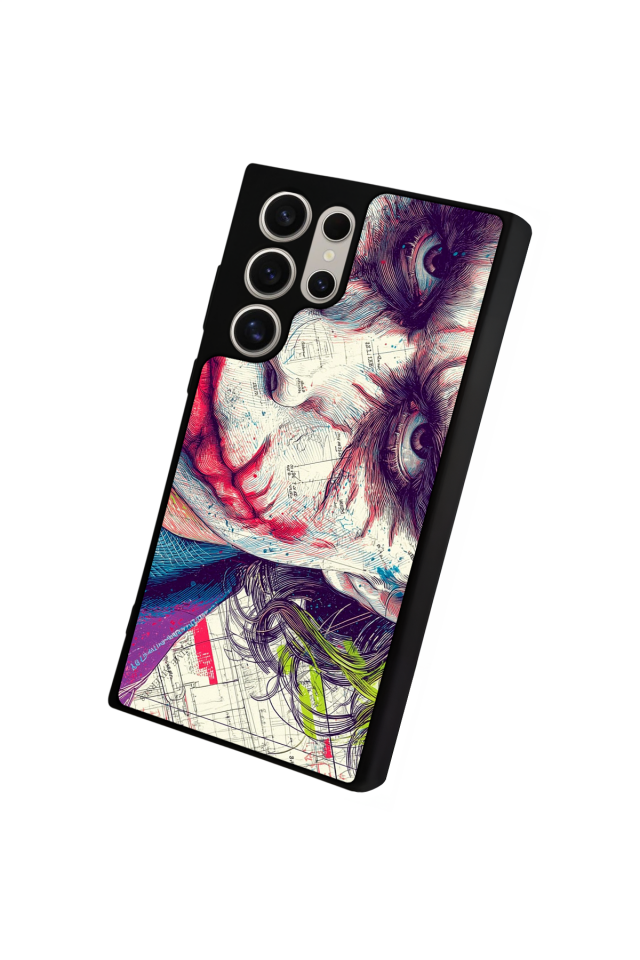 Samsung Galaxy S22 Ultra Uyumlu Joker Tasarımlı Glossy Premium Kılıf
