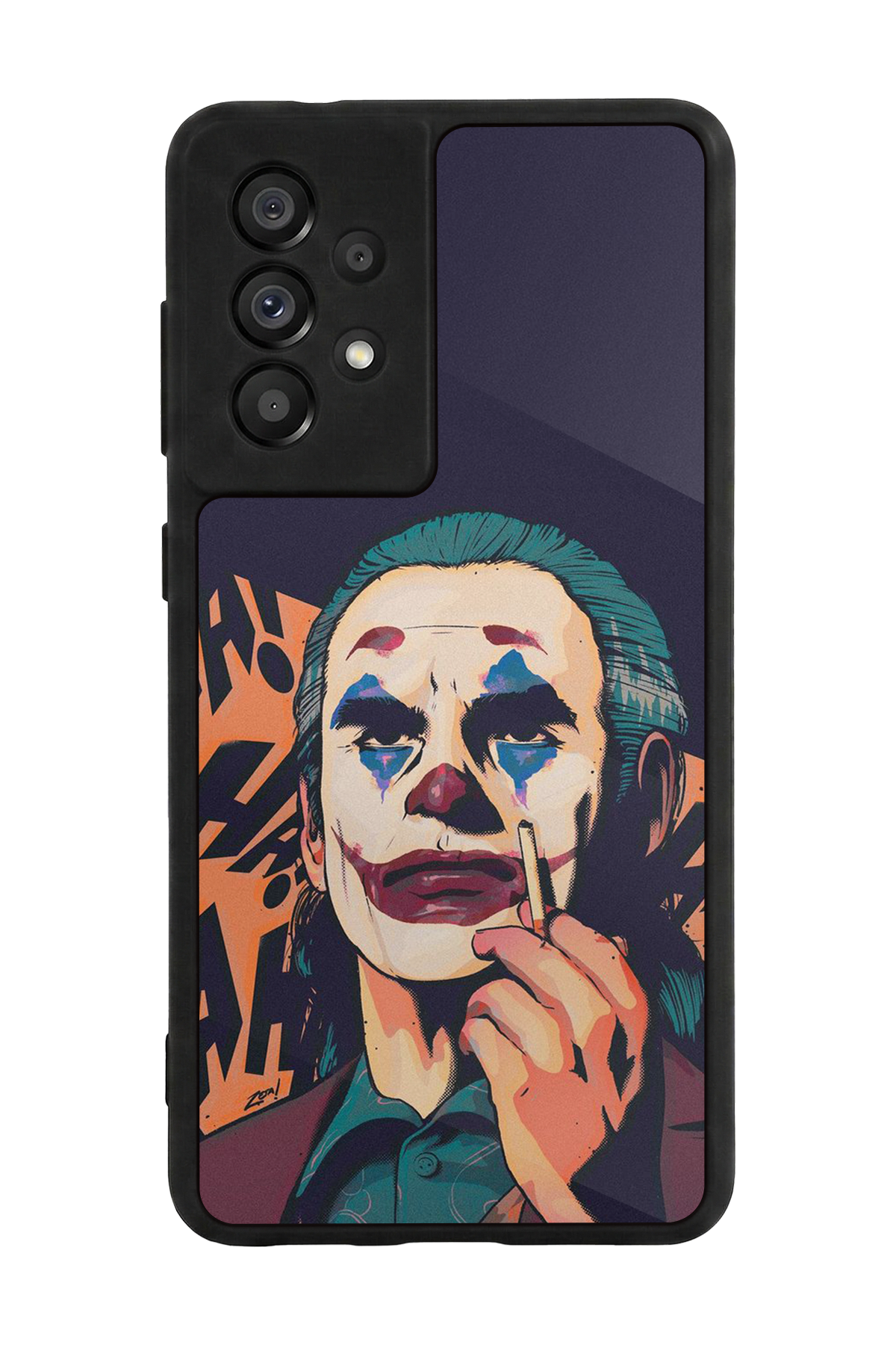 Samsung Galaxy A73 Uyumlu Joker Tasarımlı Glossy Premium Kılıf