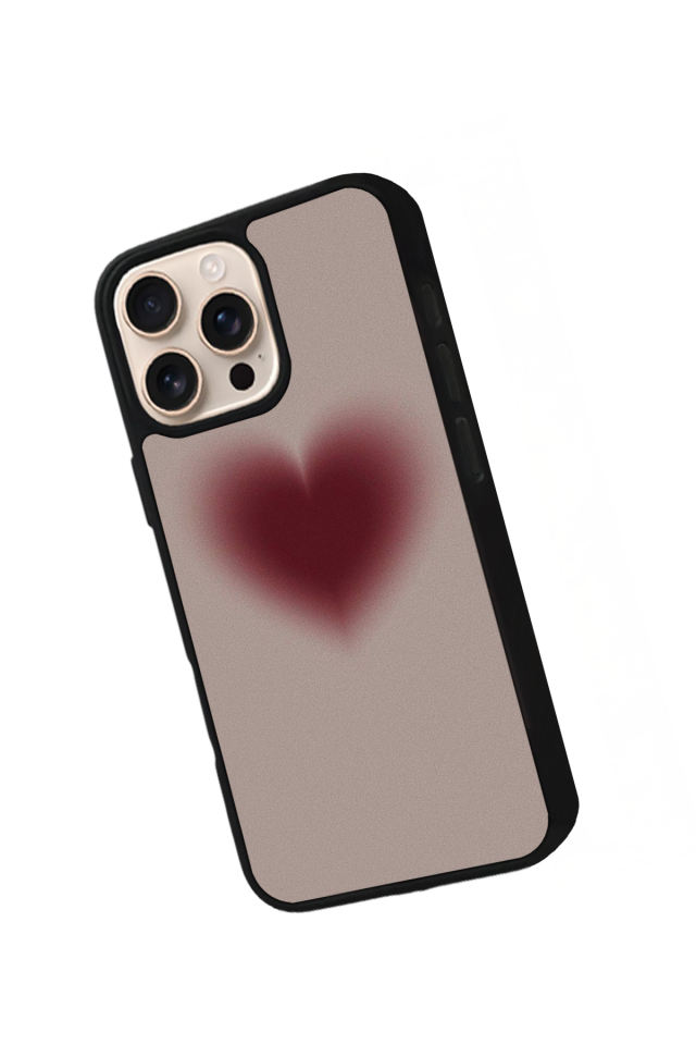 iPhone 14 Pro Max Uyumlu Kalp Love Tasarımlı Glossy Premium Kılıf