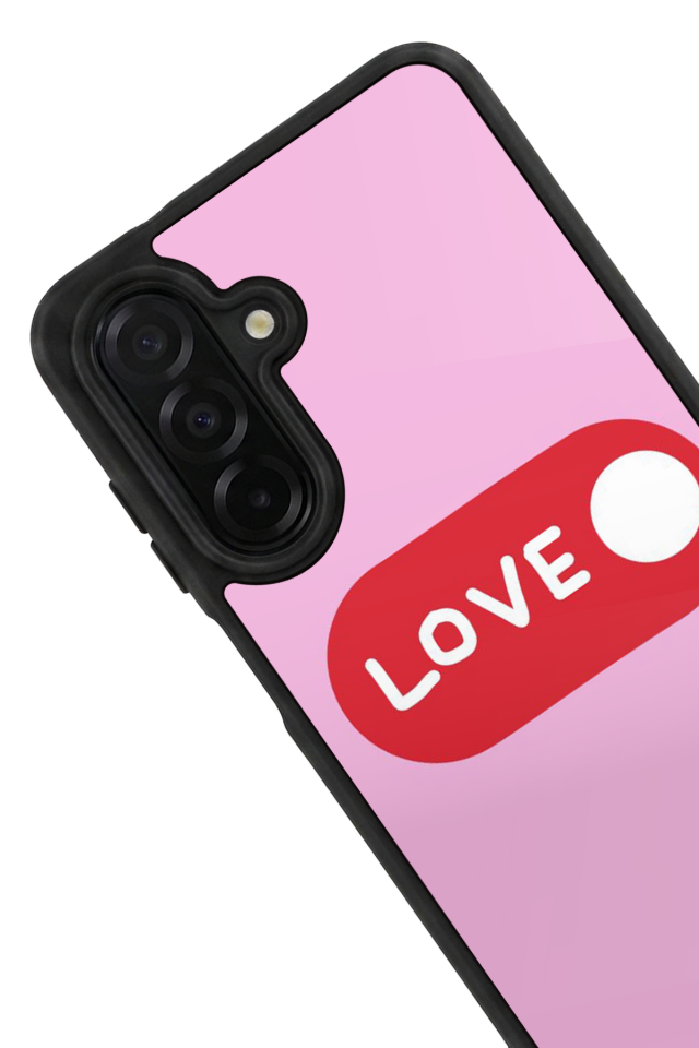 Samsung Galaxy A36 Uyumlu Kalp Love Tasarımlı Glossy Premium Kılıf