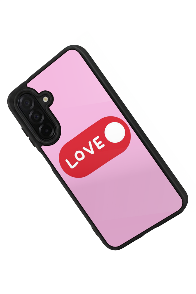 Samsung Galaxy A36 Uyumlu Kalp Love Tasarımlı Glossy Premium Kılıf
