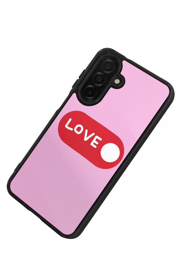 Samsung Galaxy A36 Uyumlu Kalp Love Tasarımlı Glossy Premium Kılıf