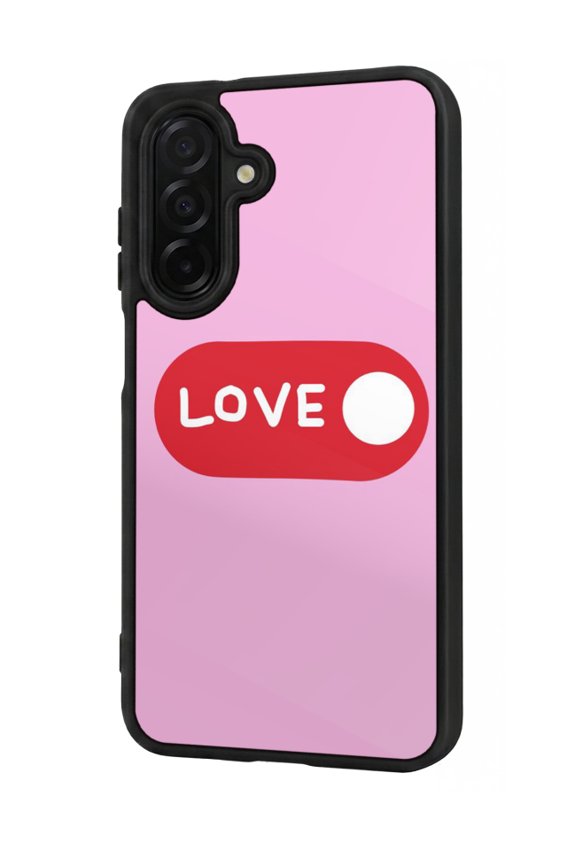 Samsung Galaxy A36 Uyumlu Kalp Love Tasarımlı Glossy Premium Kılıf