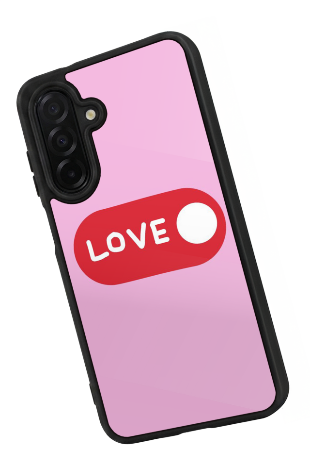 Samsung Galaxy A36 Uyumlu Kalp Love Tasarımlı Glossy Premium Kılıf