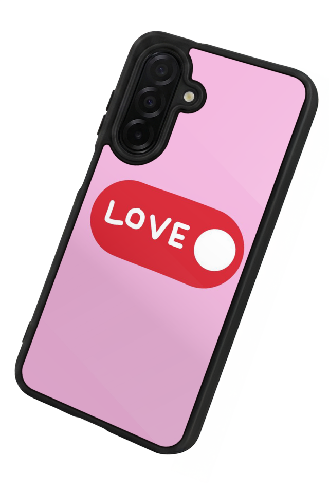 Samsung Galaxy A36 Uyumlu Kalp Love Tasarımlı Glossy Premium Kılıf