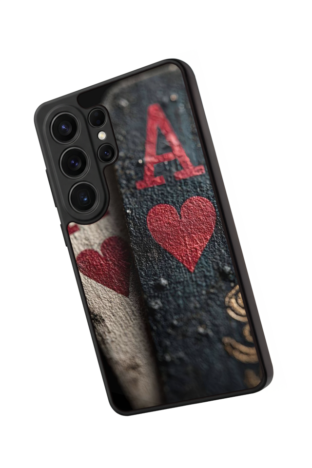 Samsung Galaxy S26 Ultra Uyumlu Kart Tasarımlı Glossy Premium Kılıf