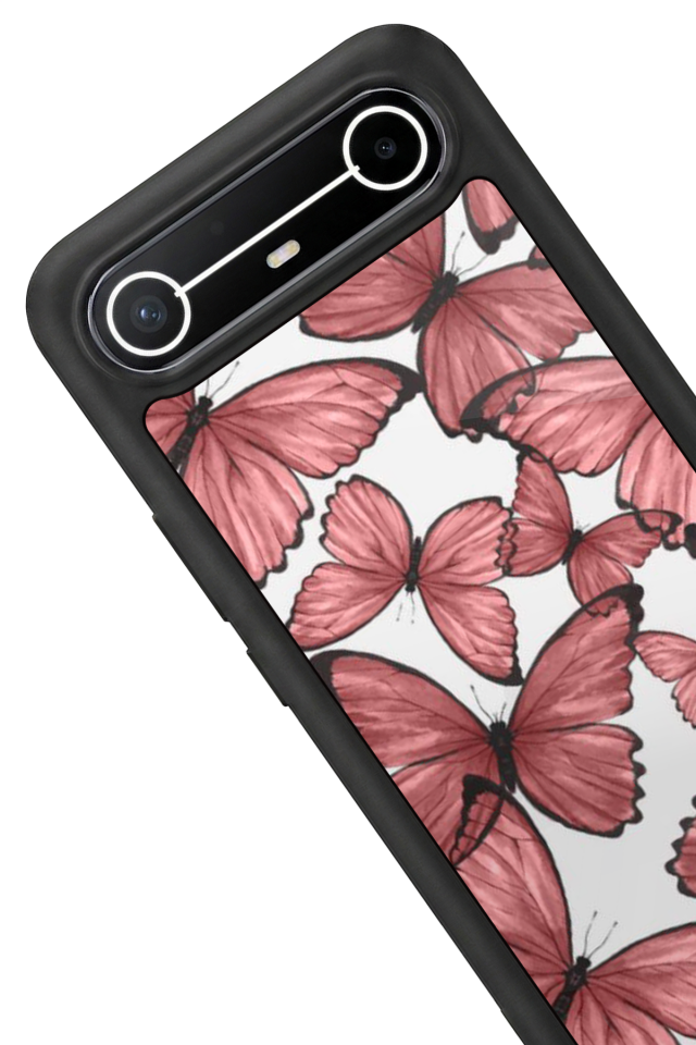 Tecno Spark Slim 5G Uyumlu Kelebek Tasarımlı Glossy Premium Kılıf