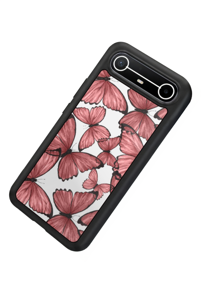 Tecno Spark Slim 5G Uyumlu Kelebek Tasarımlı Glossy Premium Kılıf