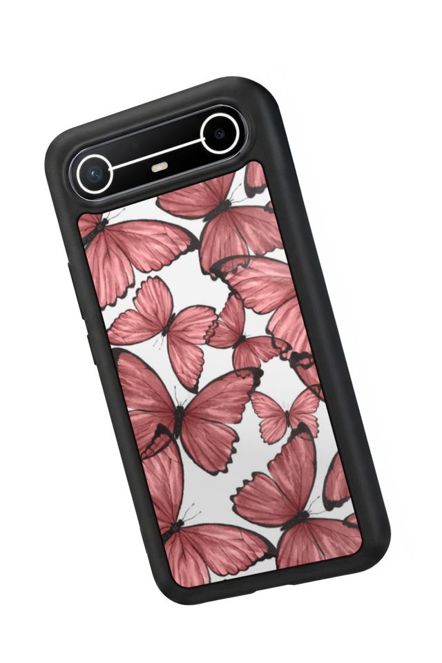 Tecno Spark Slim 5G Uyumlu Kelebek Tasarımlı Glossy Premium Kılıf