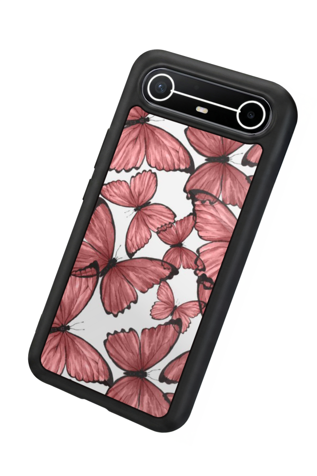 Tecno Spark Slim 5G Uyumlu Kelebek Tasarımlı Glossy Premium Kılıf