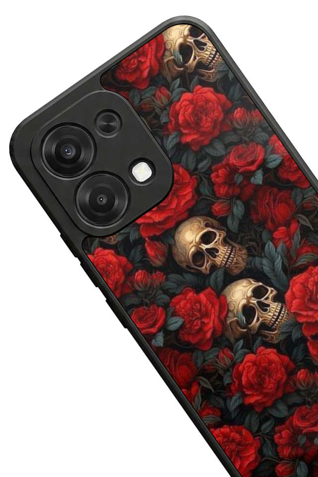 Oppo A6 Pro Uyumlu KuruKafa Tasarımlı Glossy Premium Kılıf