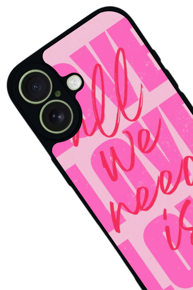 iPhone 17 Uyumlu Love Tasarımlı Glossy Premium Kılıf