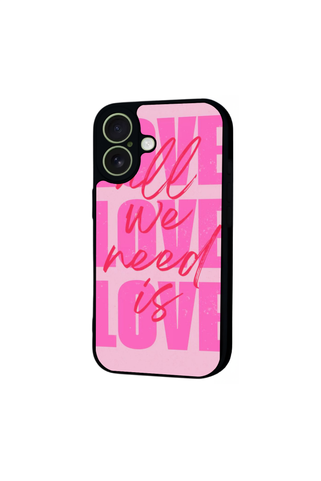 iPhone 17 Uyumlu Love Tasarımlı Glossy Premium Kılıf