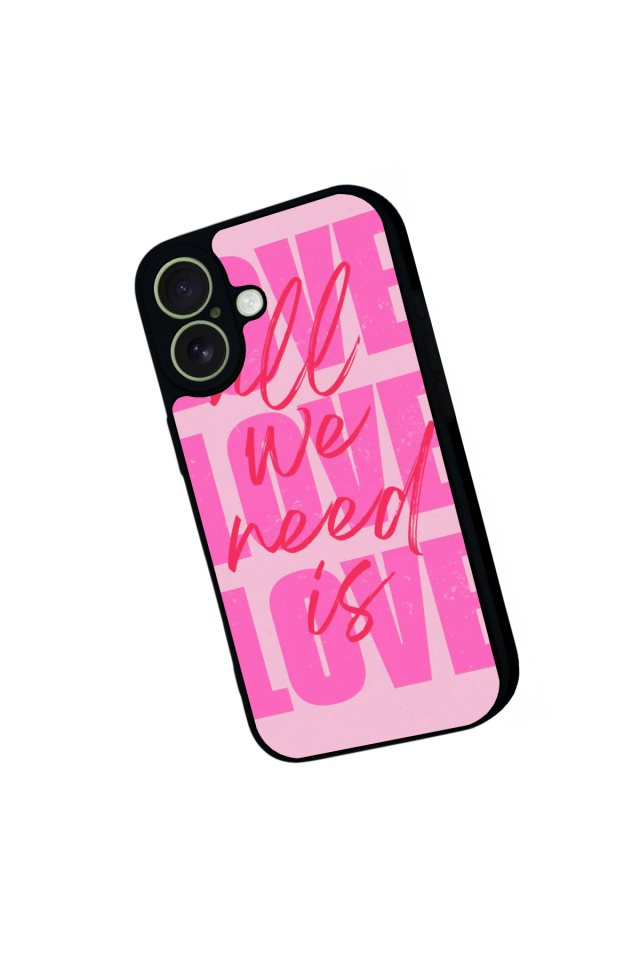 iPhone 17 Uyumlu Love Tasarımlı Glossy Premium Kılıf