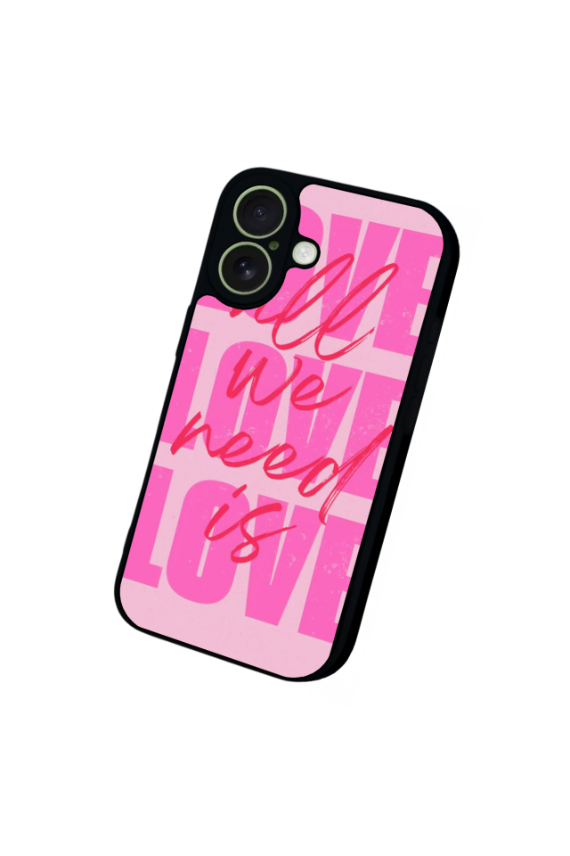 iPhone 17 Uyumlu Love Tasarımlı Glossy Premium Kılıf