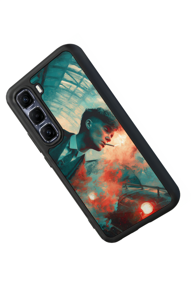 Infinix Hot 60 Pro Plus Uyumlu Peaky Blinders Tasarımlı Glossy Premium Kılıf