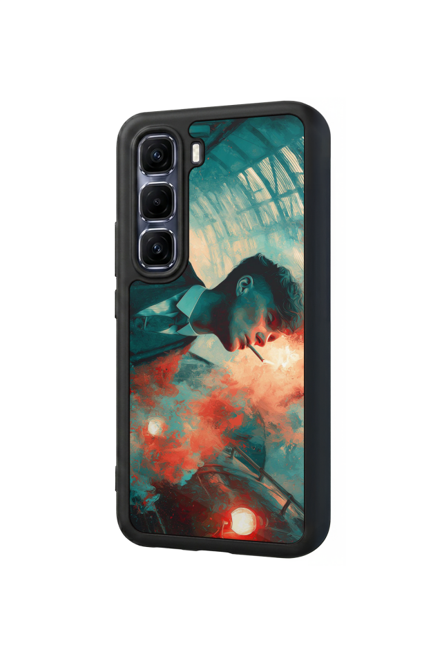 Infinix Hot 60 Pro Plus Uyumlu Peaky Blinders Tasarımlı Glossy Premium Kılıf