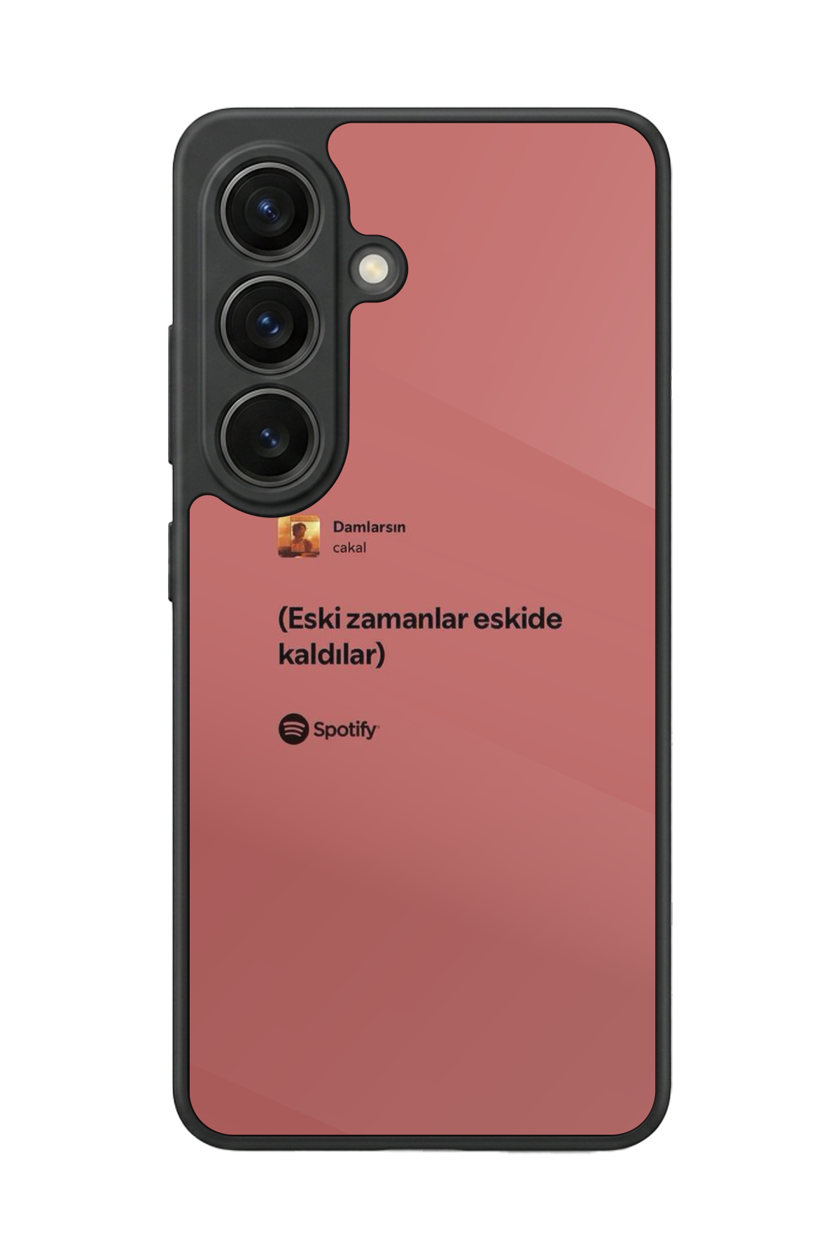 Samsung Galaxy S26 Uyumlu Sarki Sozleri Tasarımlı Glossy Premium Kılıf