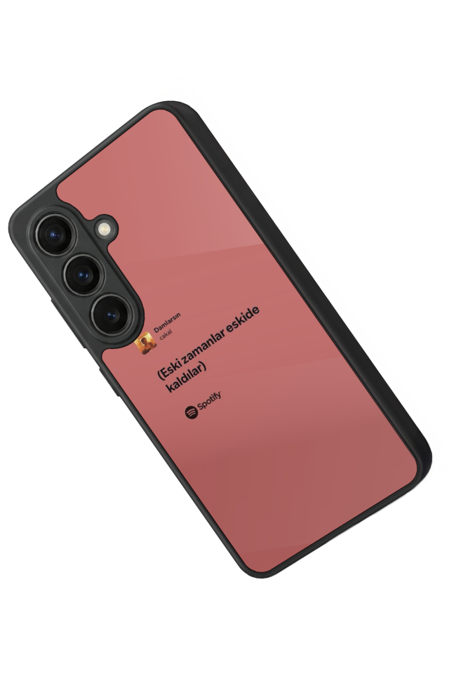 Samsung Galaxy S26 Uyumlu Sarki Sozleri Tasarımlı Glossy Premium Kılıf