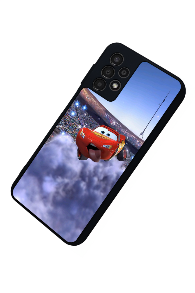 Samsung Galaxy A13 Uyumlu Şimsek McQueen Tasarımlı Glossy Premium Kılıf