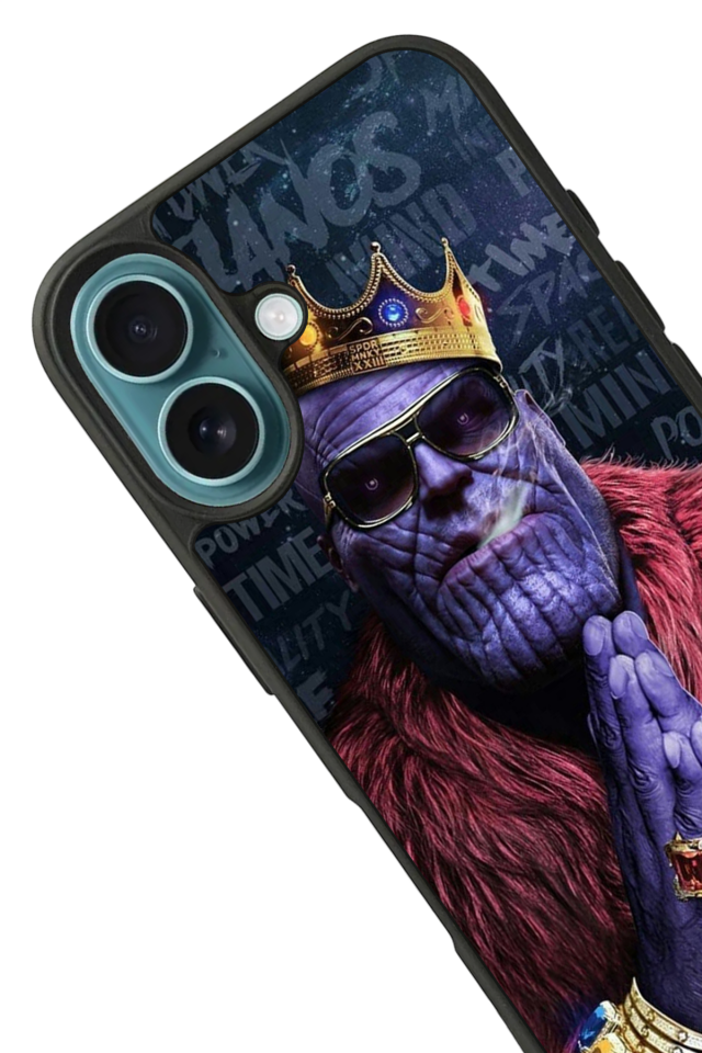 iPhone 16 Uyumlu Thanos Tasarımlı Glossy Premium Kılıf