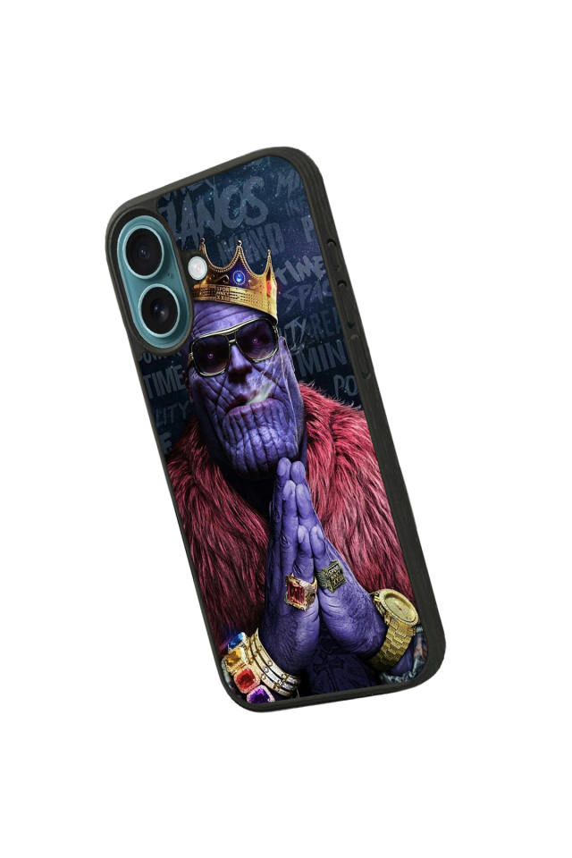 iPhone 16 Uyumlu Thanos Tasarımlı Glossy Premium Kılıf