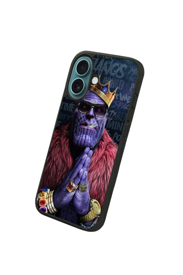 iPhone 16 Uyumlu Thanos Tasarımlı Glossy Premium Kılıf