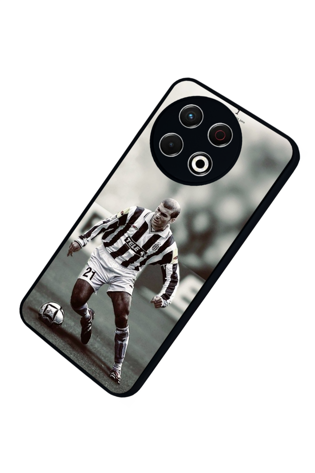 Tecno Spark 30 Pro Uyumlu Zidane Tasarımlı Glossy Premium Kılıf