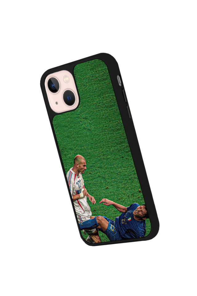 iPhone 15 Plus Uyumlu Zidane Tasarımlı Glossy Premium Kılıf